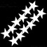 Auto Body Waterproof Cup STAR Tank Motor Stickers Decals - 5