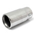 Car Stainless Steel Exhaust Round Universal Tip Tail Pipe Muffler Chrome Fits - 1