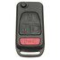 Remote Keyless Entry 4 Buttons Shell Case For Mercedes Benz - 1