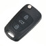 Remote Folding Key Shell Case Uncut Blade 3 Buttons IX35 i30 I35 I20 Hyundai - 2