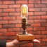 110v Night Light Pipe Table Lamps Vintage Desk Lamp 100 E27 - 2