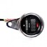2 in 1 Gauge Oil Fuel Motorcycle LED Digital Speedometer Tachometer - 6