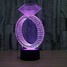 Illusion Shape Diamond Table Lamp 3d Night Light Ring Color Light Amazing - 5