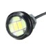 Amber DRL 6SMD Dual Color 23mm LED Light Car Eagle Eye White Blue - 12