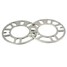 Alloy 2pcs Universal Spacers 5mm Aluminum Wheel Stud 4 5 Plate Fit - 2