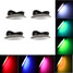 Wheel Universal Automobile LED Car Chassis Lamp 4pcs Light Eyebrow Strobe Flashing Light - 3