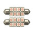 C5W 42mm Light Bulb Pink Canbus Festoon Dome Map Interior SMD LED - 2