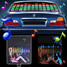 Activated Sound Music Rhythm Equalizer Car Sticker 12V LED Light Lamp - 8