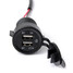 Splitter Charger Adapter Dual USB Cigarette Lighter Socket 24V - 3