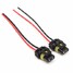 Harness Power H10 Pair Fog Light Lamp Adapter Line Wire Connector Plug - 4