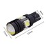 W5W Side Wedge Lamp LED Car Marker Bulb Interior Reading Light T10 5050 SMD Instrument - 12
