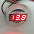 Boat 12-24V Motorcycle Volt Meter Panel Digital LED Display DC Voltmeter Waterproof Voltage - 9