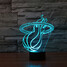 Magic Color-changing Optical 3d Night Light Lamp Usb 100 - 5