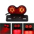 Dual Twin DC 12V Motorcycle Integrated Tail Lamp LED Brake License Plate Turn Signal Light - 1