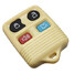 Remote Key Shell Fob Case Ford 4 Button Rubber Pad 4 Color - 5