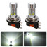 2Pcs Fog Light Daytime Running 700LM LED Car 6W Lamp Bulb White - 1