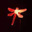 Solar Lights Color Changing Set Dragonfly Stake Garden - 4