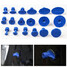 Car Dent Repair 18PCS Blue Damage Removal Tool Pulling Tabs Paintless Body Slide - 1