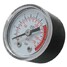 Black Round Compressor Gauge Air Pressure Plastic Shell PSI Bar - 3