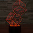 Three Led Illusion 100 Night Light Table Lamp 3d Mens - 4