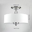Bulb Included Metal Drum Dining Room Modern/contemporary Living Room Flush Mount Bedroom Chrome Feature - 2