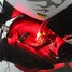 Decorative LED 2Pcs 12V Spotlights Chassis Motorcycle Electric Car Red Light Strobe - 2