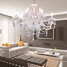 Chandelier Feature Living Room Glass Dining Room Kitchen Modern/contemporary Candle Style Electroplated - 3