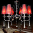 Bedroom Traditional/classic Red Lamps Electroplated Metal Living Room Chandelier 220v - 2