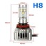 6000LM Car LED Headlight White 6500K H7 H8 9005 9006 60W Kit H4 - 10