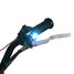 Scooter Bicycle Rear View Mirror Waterproof LED Light Motorcycle 6W Handlebar 12V DC Lamp - 3