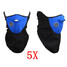 Ski Snowboard 5X Universal Motorcycle Neck Warm Face Mask - 1