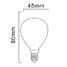 Smd Warm White E14 Ac 220-240 V Globe Bulbs - 3