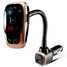 Car Kit HandsFree Play MP3 Charger With Bluetooth Function FM Transmitter Dual USB - 1