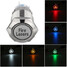 5 Pin Silver Fire 12V 19mm Metal Momentary LED Light Push Button Switch - 2