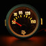 Electrical Carbon Fiber Face White Oil Temp Temperature Gauge Celsius - 7