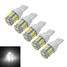 Led 3w 12v Car 6000-6500k T10 10x7020smd 210lm Cool White - 1