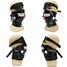 Mask PU Leather Zipper Props Adjustable Mouth - 6