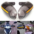 Hand Guards Pattern Universal Motorcycle HandleBar Protectors - 1