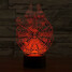Bulb 3d Color Changing Led Night Light Lamp Shape Wars - 1