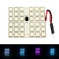 36SMD Lamp Light Interior 1 Pair RGB Remote Control 5050 Car LED T10 Room 50MM - 1