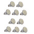 Spotlight 600lm Dimmable Decorative Led E14 60smd White Warm White 10pcs - 1