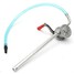 Car Motor Curved Aluminium Crank Rotary Hand Oil Spout Fuel Hose Pump - 4