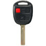 Panic LEXUS Uncut 2 Buttons Entry Key Remote LX470 - 1