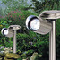 Lamp Light Stainless Lawn Yard Garden Rechargeable Outdoor - 2