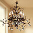 Chandelier Traditional/classic Hallway Painting Max:60w Office Feature For Crystal Metal Study Room Dining Room - 4