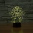Amazing Color-changing 3d Illusion 100 Table Lamp Shape Led - 4