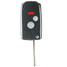 buttons flip Foldable Car Remote Control Key Shell Case Honda Panic - 1
