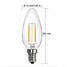 Led Filament Bulbs Warm White C35 Ac 110-130 V Decorative E12 Cob - 4