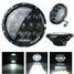 DRL Headlight Hi Lo 7Inch Harley Jeep Wrangler LED Daymaker Motorcycle Projector - 1