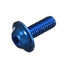 Complete Fairing Bolt Nuts Blue CNC Screws Bodywork Alloy Motorcycle Kit For Kawasaki - 6